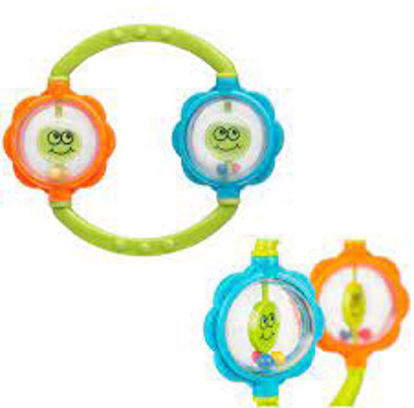 BabyOno Rattle 3m + Rattle Happy Smiles for 3m + and above 1 Piece 